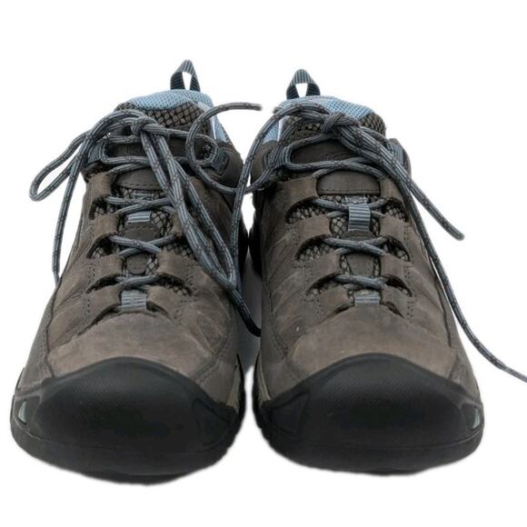 KEEN Targhee IIl Women’s Hiking Shoes Waterproof Size 7 US Gray Blue 1023038 - Picture 1 of 12